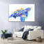 Tortue de mer, impression sur toile-793636011