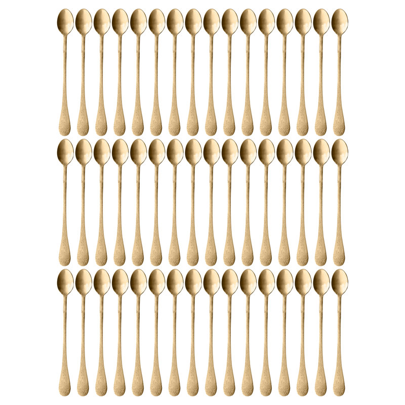 Cuillère à thé casabella, Or givré