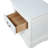 Contemporary Solid Wood Nightstand With Two Drawers, Rich Finish, And Soft Close Glides For Modern Bedrooms-1302920352