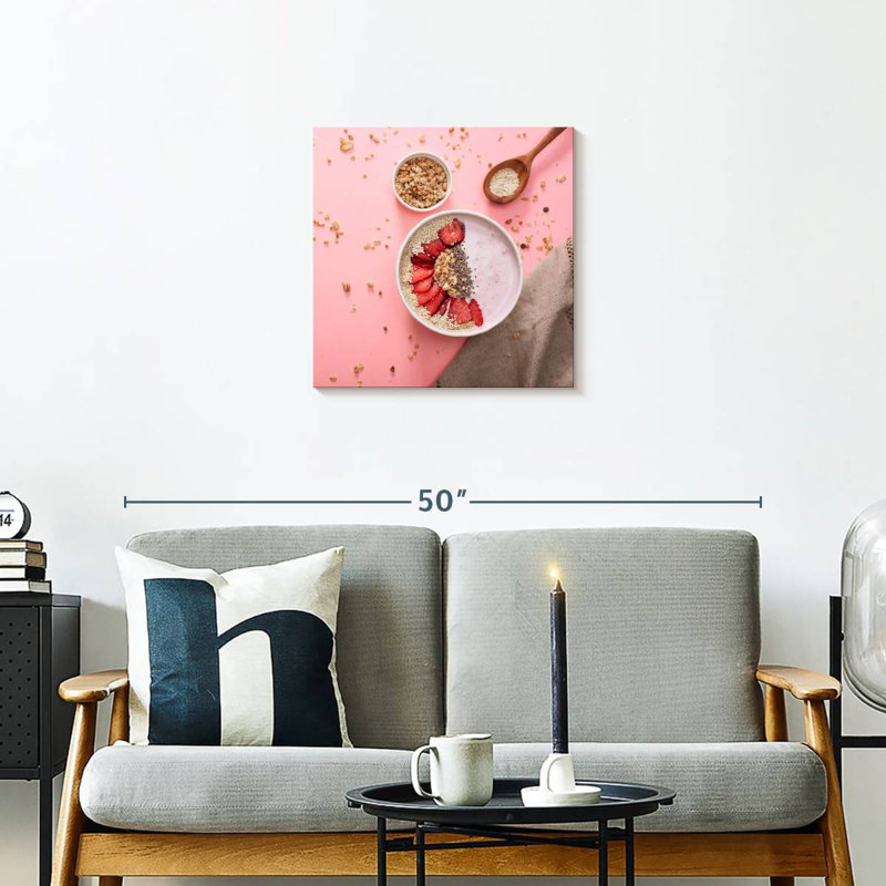 Petit déjeuner Arney Strawberry Oatmeal, H 20 po x l 20 po