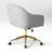 Farrah Tufted Velvet Upholstered Desk Chair-101215812