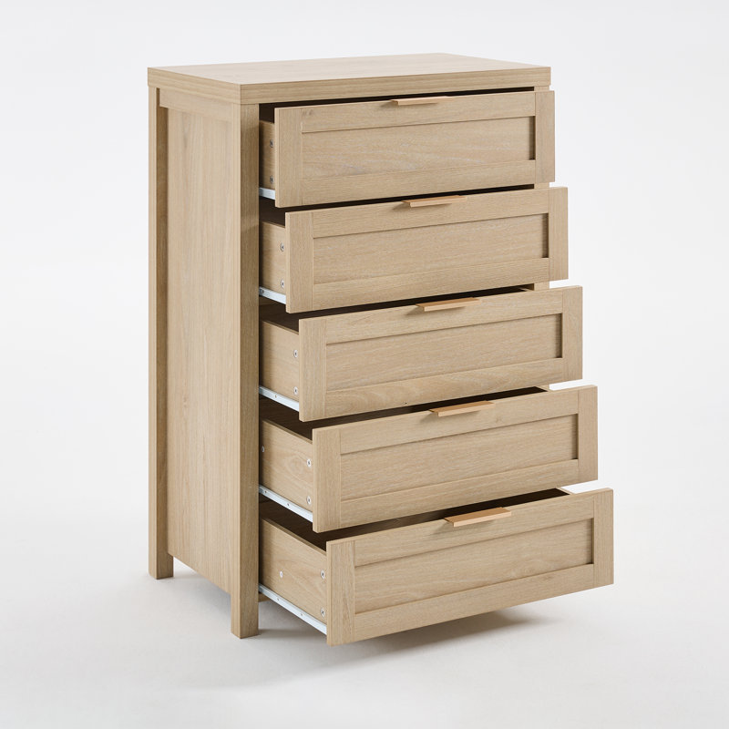 Allenside 5 - Drawer Dresser, Light Oak