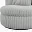 Fauteuil demi-tonneau surdimensionné Mindy