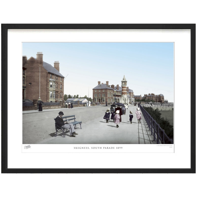 Skegness, South Parade 1899 - Single Picture Frame Print, 63.3cm H x 83.5cm W x 2.3cm D