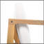 Chaises de salle à manger d'extérieur (ensemble de 4) avec structure en bois d'acacia, finition teck clair et coussins beiges