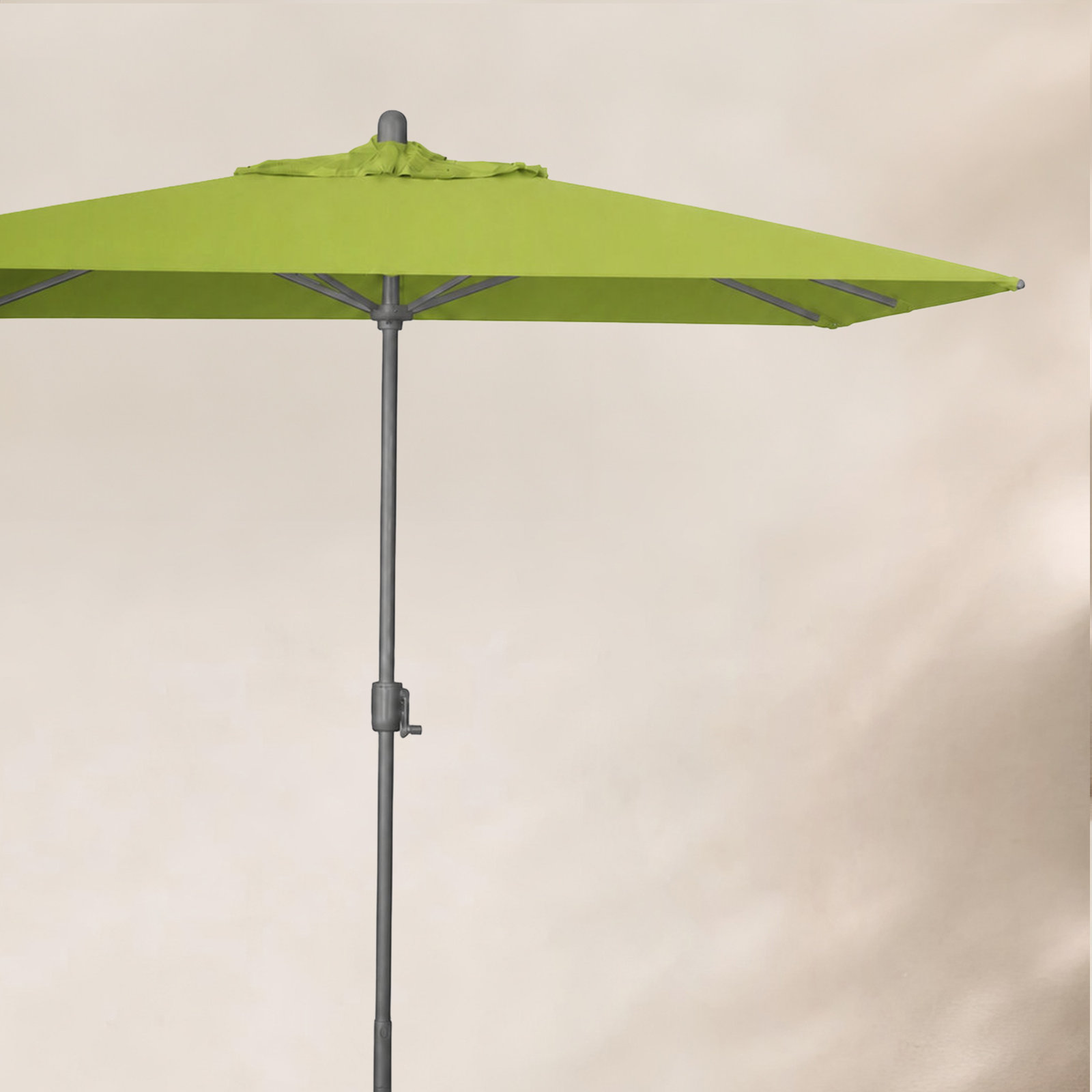 Olivier 9.7' Umbrella, Starring Gray, Canvas Macaw Sunbrella® Canvas