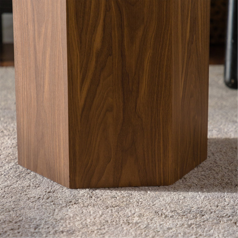 Table basse Hexagon, Walnut