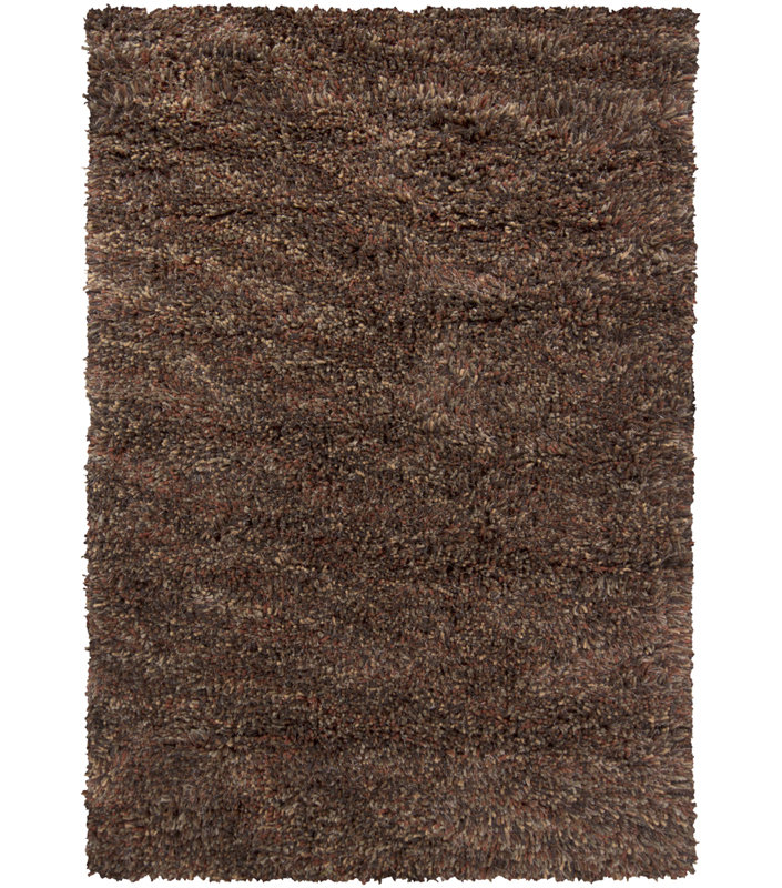 Estilo Brown Area Rug, Rectangle 5' x 7'6"