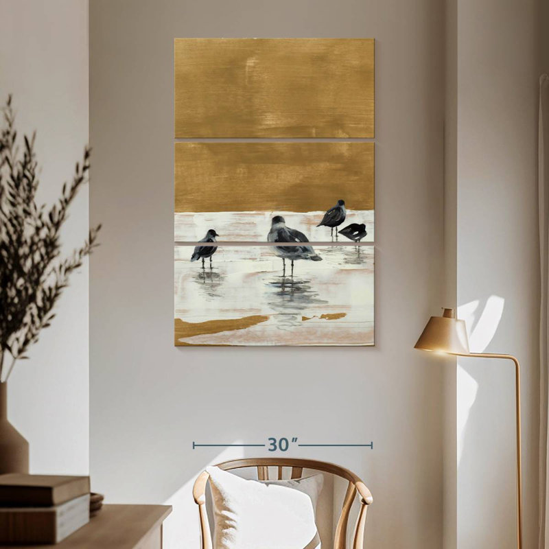 Brampt Seagulls Chillin', 65" H x 42" W