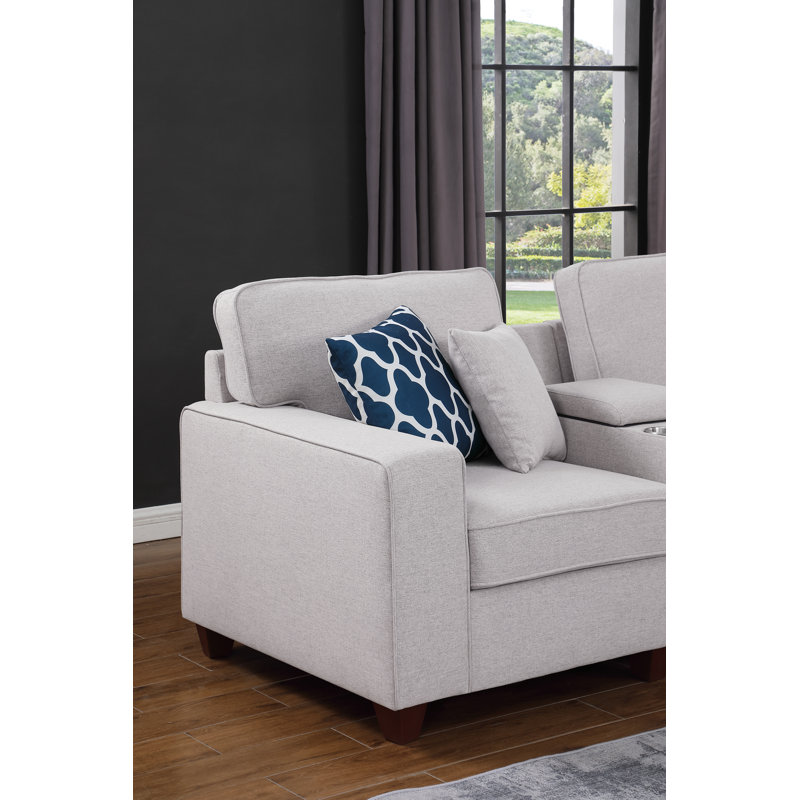 Canapé modulaire rembourré 9 pièces avec canapé Modern Eric