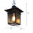 1 Light Hanging Exterior Lighting In Imperial Black Finish