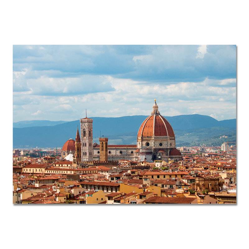 Florence by Giallobus - No Frame Print on Glass, 65cm H x 95cm W