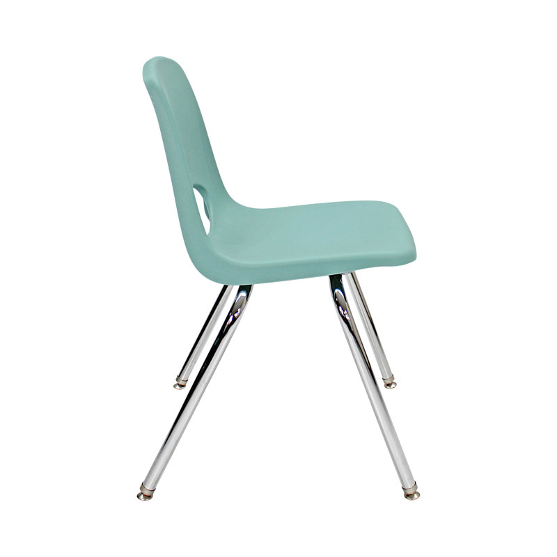 Chaise de classe empilable, Seafoam