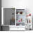 Selznick Fashion Vanity Desk Makeup Mirror and Lights