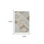 Tapis abstrait beige et brun 8 pi x 11 pi