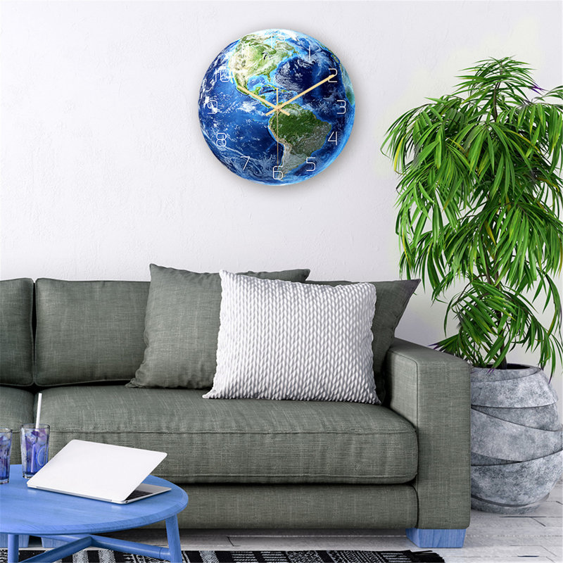 DIY Wall Clock 3D Mirror Sticker Home Office Decor Clock