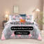 Aspire Homeware Elegant Floral Microfiber Duvet Cover Set with Pillowcases for Bright and Stylish Bedroom-123989002