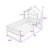 Dreamy House-Shaped Bed with Roof-Style Frame and Storage Shelf-1337628685-1337628684