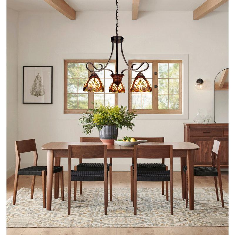 CHLOE Lighting LIAISON Mini-lustre 3 lumières au fini bronze antique de style victorien de 25 po de large