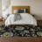 Premium Machine Washable Prisco Black Rug-1414987487