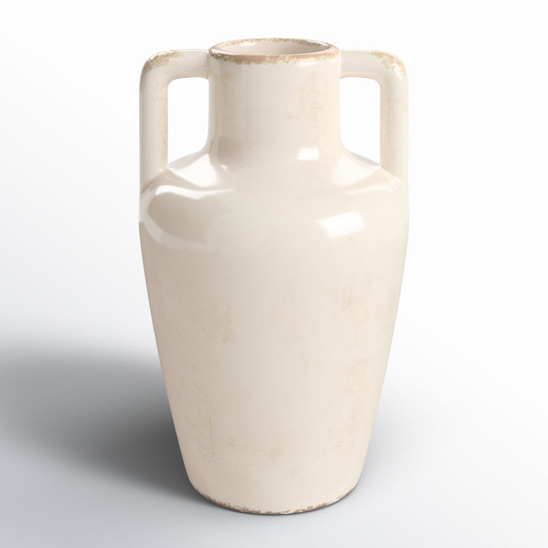 Michele Antique White Vase