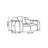 Minimalist light luxury straight sofa