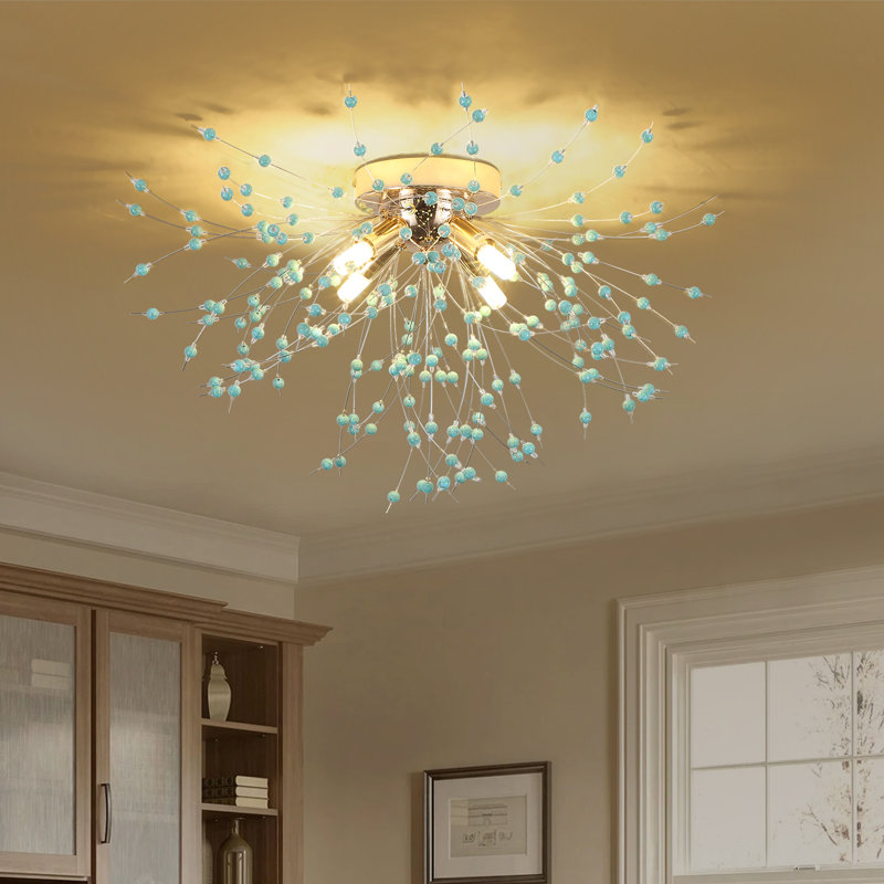 Plafonnier encastré 4 lumières Momin Spoutnik