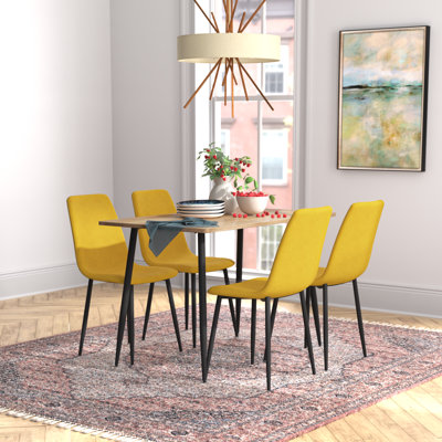 Verona 5-Piece Stain Resistant Upholstered Dining Set