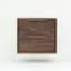 Floating walnut nightstand