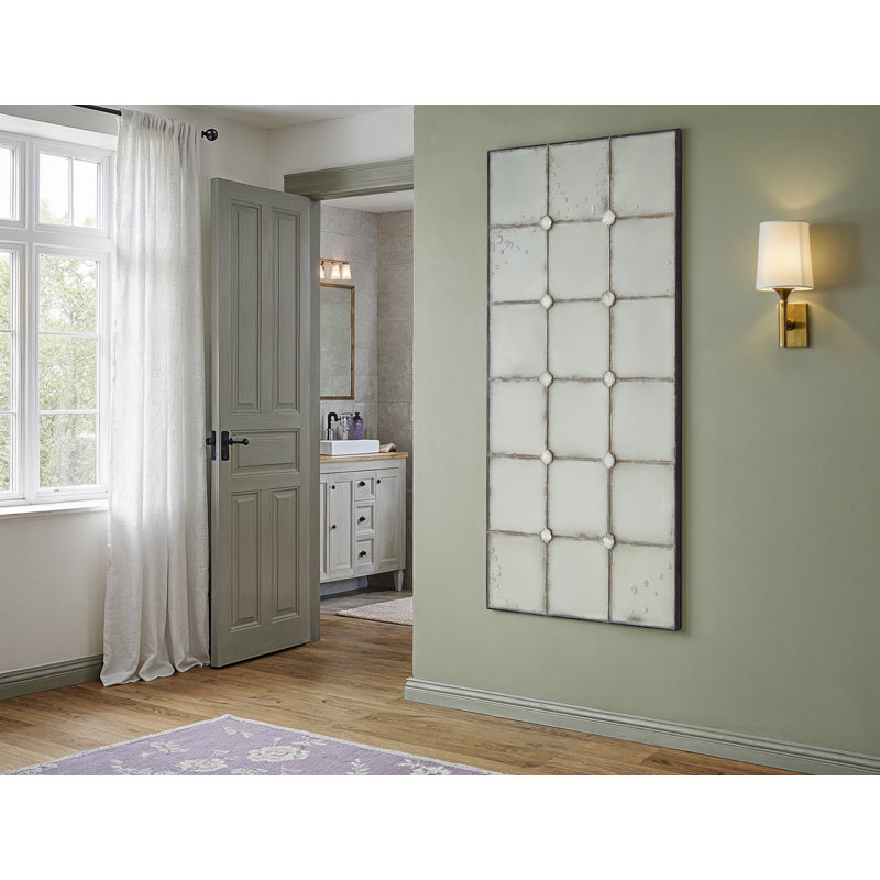 Aces Flat Iron Wall Mirror, 71.25"  x 35.75" 
