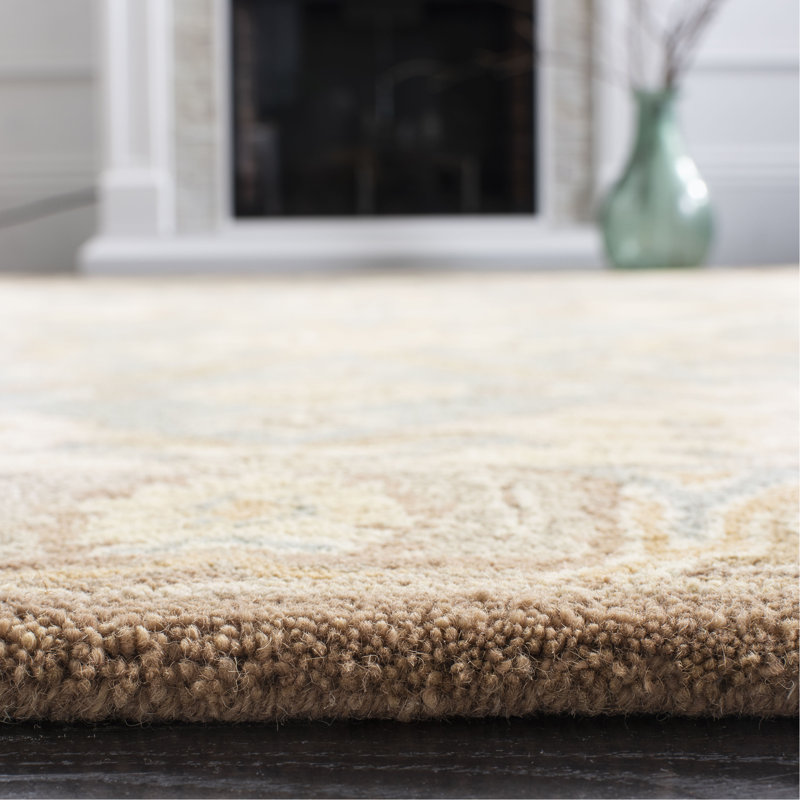 Tingley Hand Tufted Wool Pile Oriental Rug, Round 6'