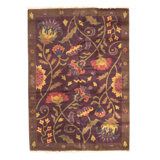 Handmade Wool Floral Area Rug