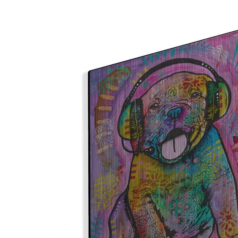 «Headset Puppy» par Dean Russo, H 16 po x l 12 po