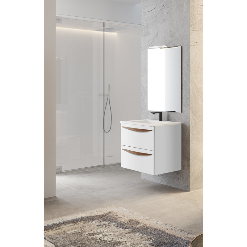 Ensemble de meuble-lavabo simple 24 po, Blanc