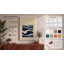 Mountain Meets Sea Japandi - Wrapped Canvas-1883629260-1883629261