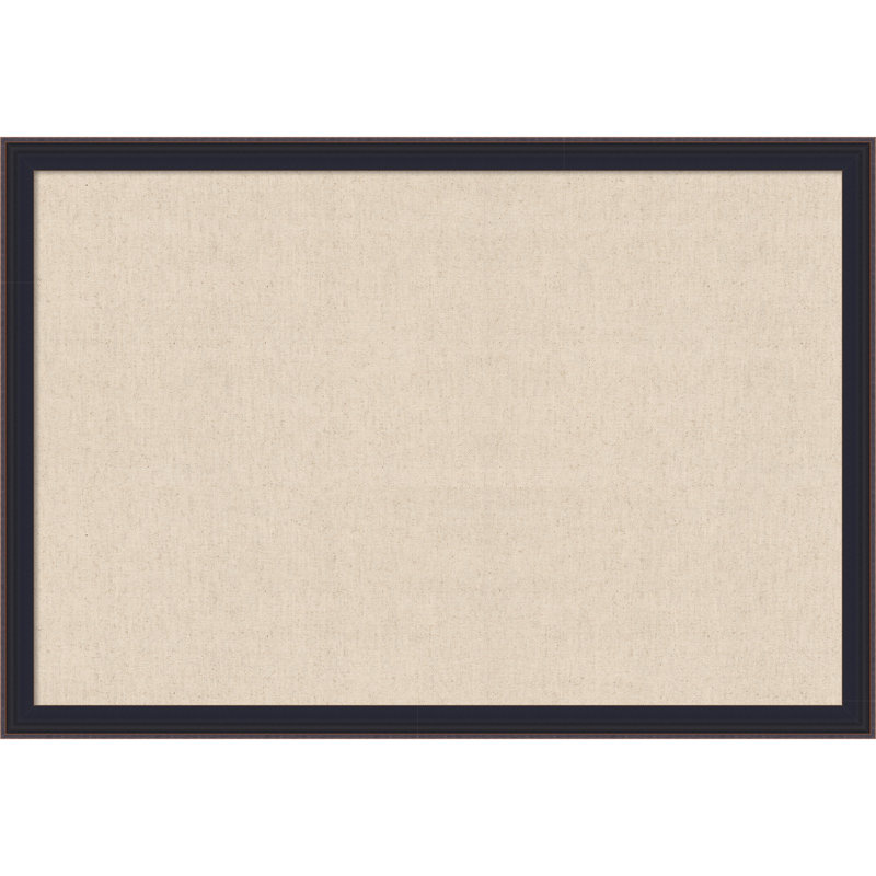  Tableau d'affichage encadré en tissu, lin naturel par Creative Bunch Studio, Taille du tableau 36 x 24