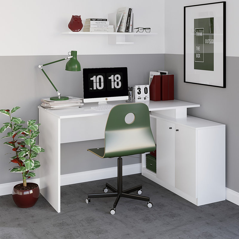 Lovato L-Shaped Computer Desk