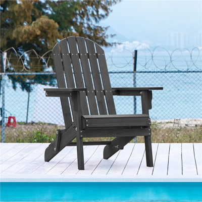 Akeley Fir Foldable Outdoor Adirondack Chair