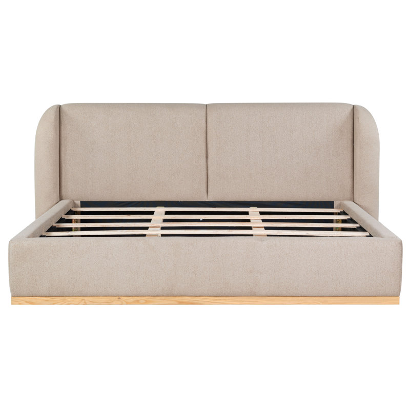 Martynia Boucle King Bed, King, Light Brown