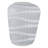 Carved Glass Vase With Vertical Strips Pattern Finish - Tall Flower Vase Centerpiece For Tabletop Or Home Decor Styling - White-701144954