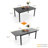 Alyah 6 - Person Patio Dining Set with Extendable Rectangular Table