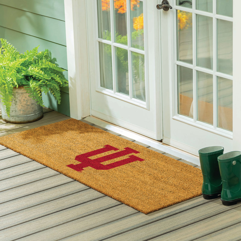 Très grand tapis couleur coco Indiana University, 60 po x 24 po