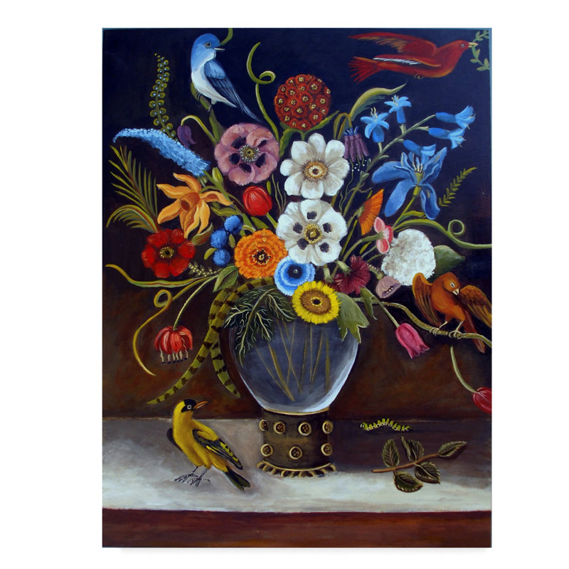 « be still life », reproduction de peinture à l’acrylique sur toile tendue, H 24 po x l 18 po x P 2 po