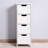 White Multipurpose Cabinet With Functional Drawer Systems For Efficient Organization Freestanding Thoughtful Design