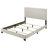 Efram Cream Upholstered Queen Bed