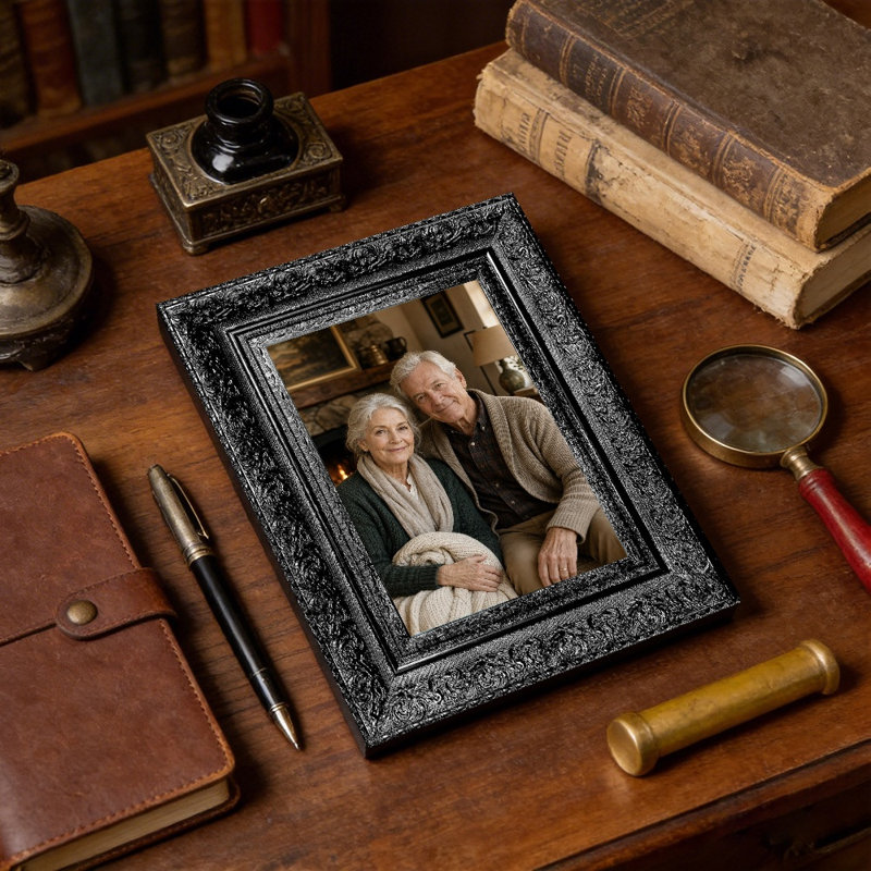 Cadre photo 11 "x 14" noir 1pc pour bureau