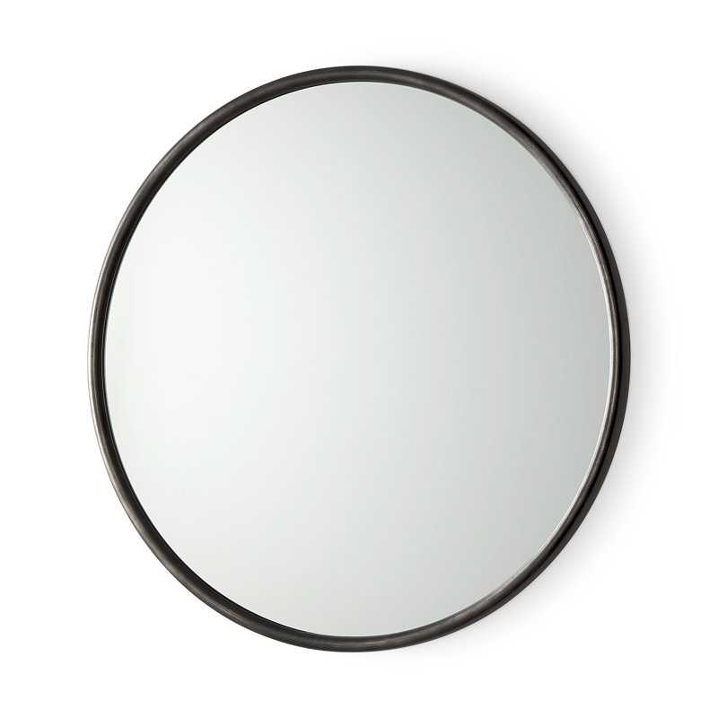 Miroir décoratif Ashcraft, 35,8 po x 35,8 po, Noir