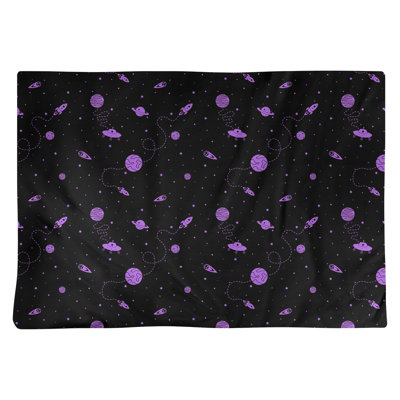 Napperon en coton 18 po Outer Space