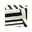 Abstractions Hand Tufted Area Rug in Black/Ivory-75498571