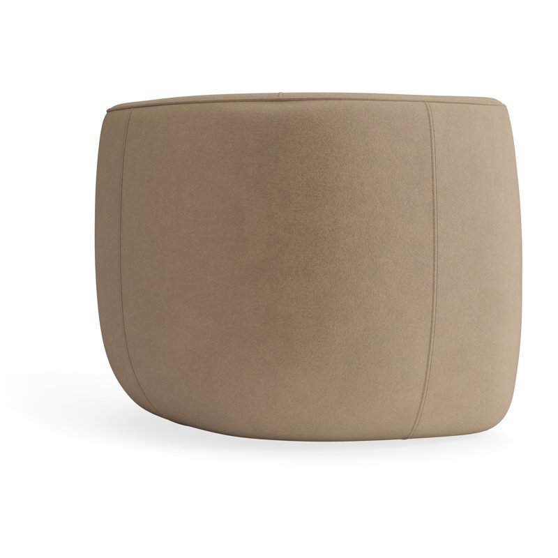 MTO - Council Swivel Lounge Chair, Otter Velvet